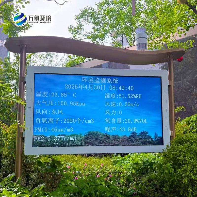 一体化全彩屏负氧离子监测站