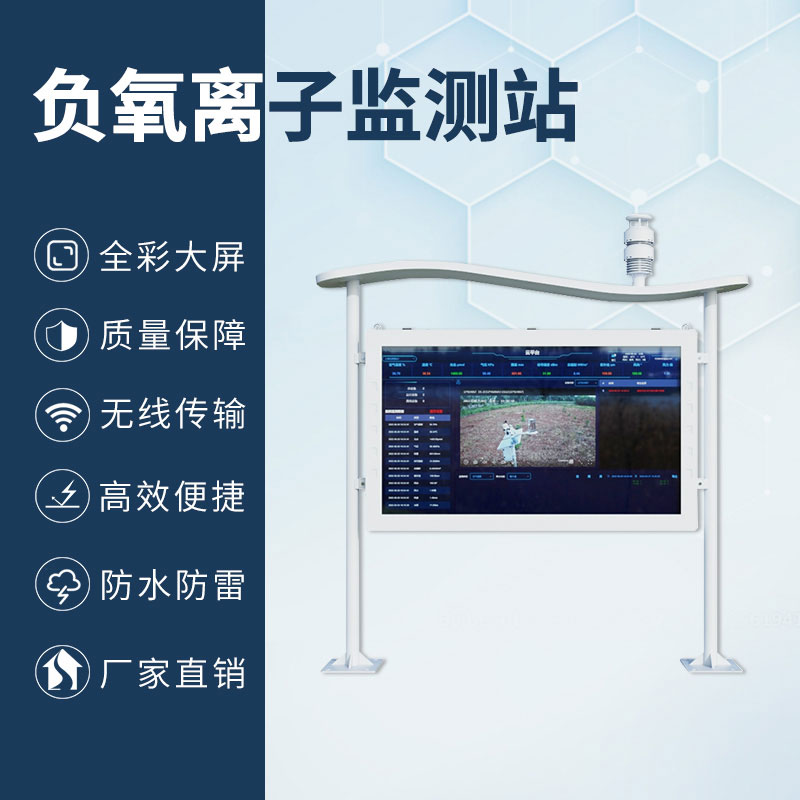 国产彩屏大气负氧离子监测系统