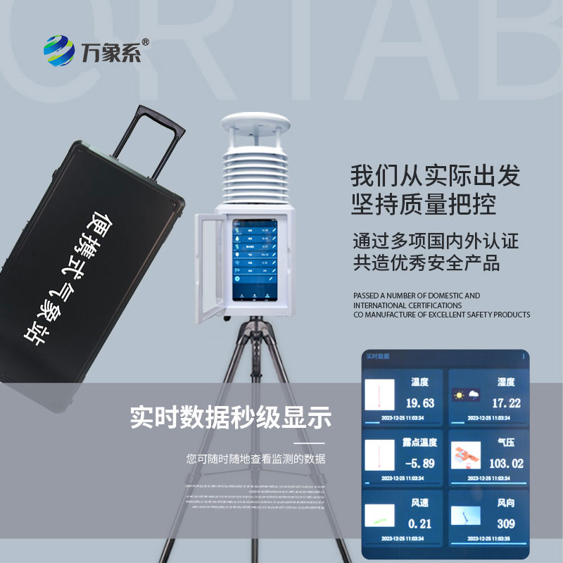 八要素便携式气象站