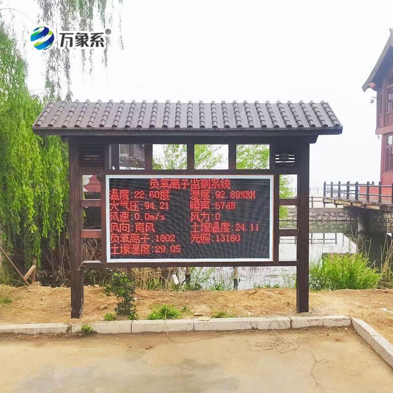 景观木亭负氧离子监测站